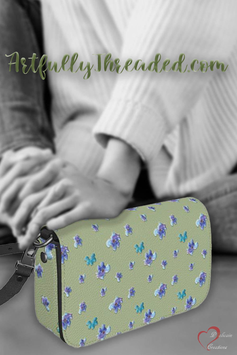 A Bit of Purple Flap Over Box Bag