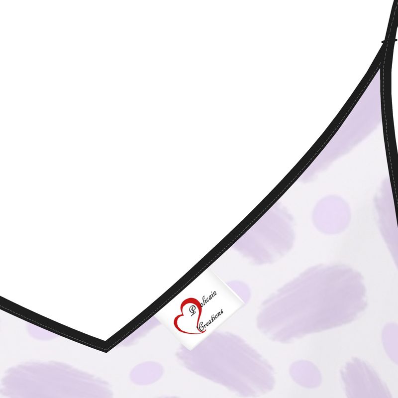 Indigo and Dots on Lavender