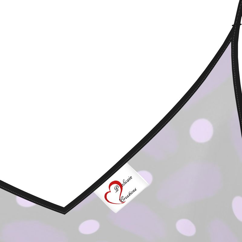 Indigo and Dots on Black