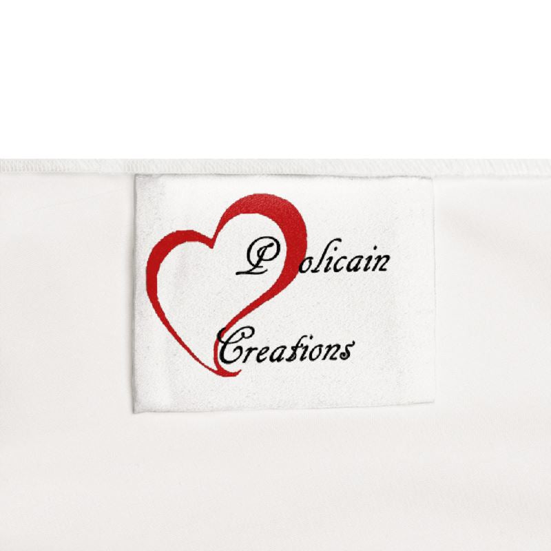 Indigo and Dots on Lavender Wrap Dress