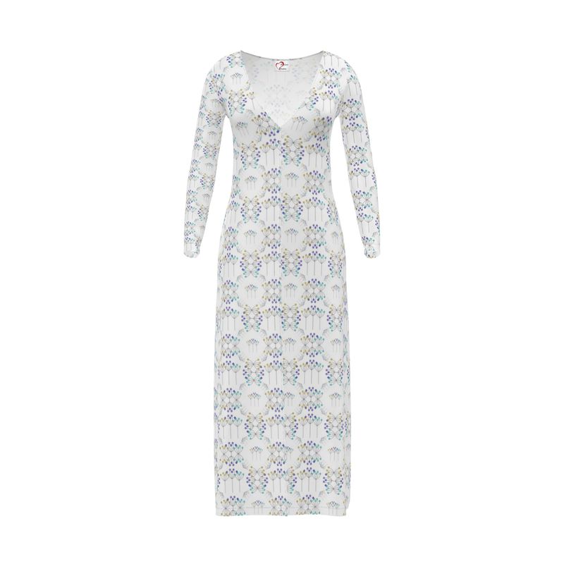 Line Art Simple Flowers Cardigan