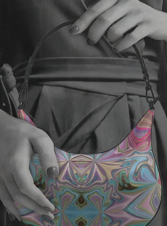 60s Time Travel Curve Hobo Bag