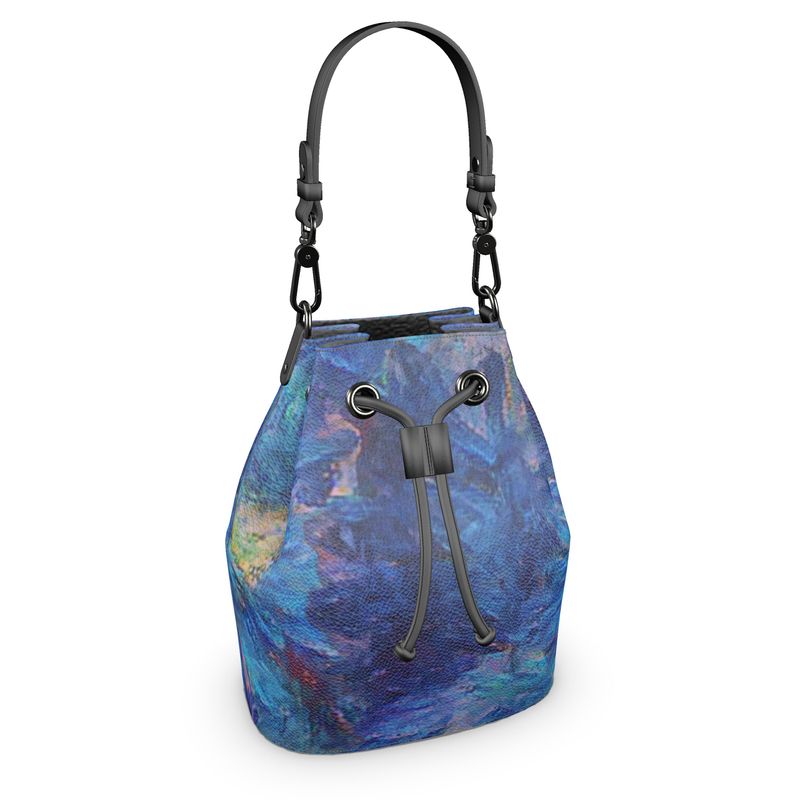 Beautiful Blues Bucket Bag