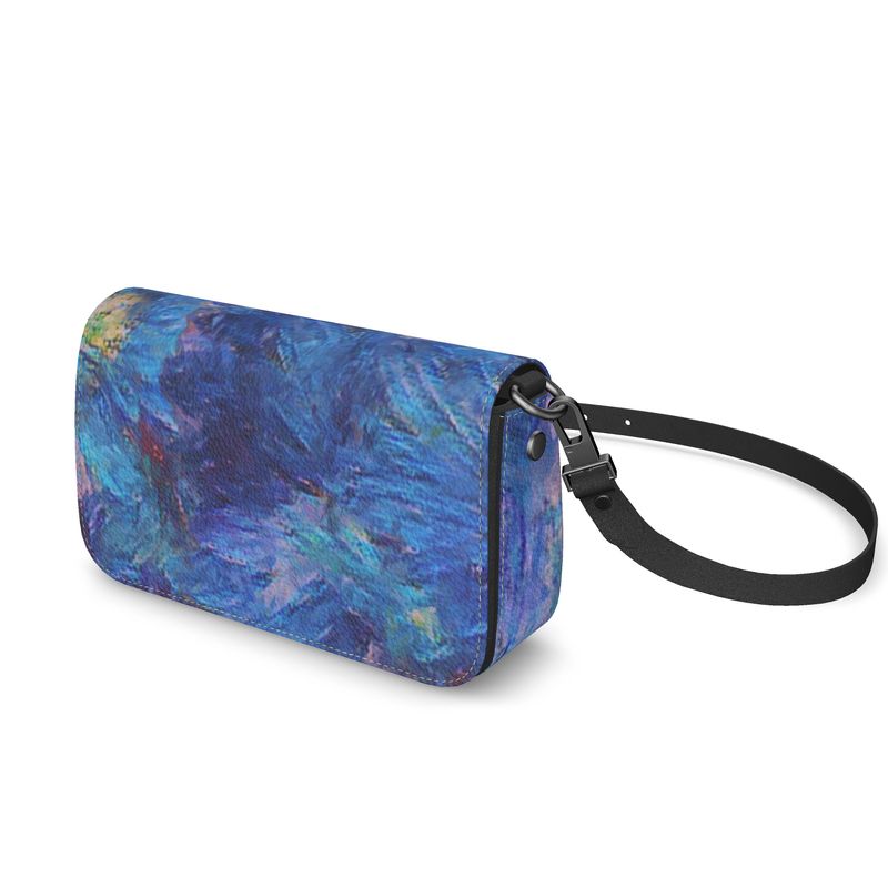 Beautiful Blues Flap Over Box Bag