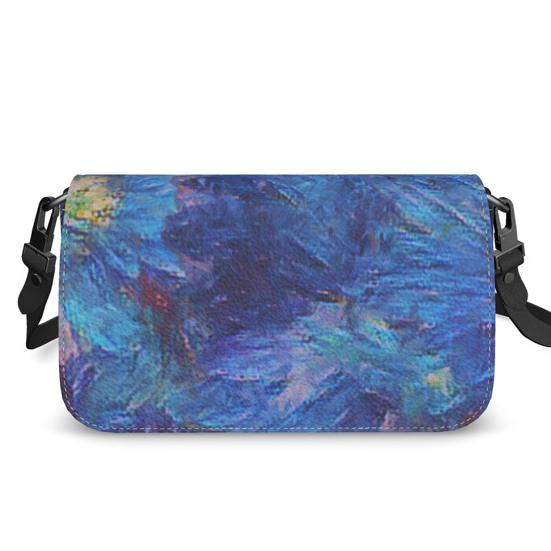 Beautiful Blues Flap Over Box Bag