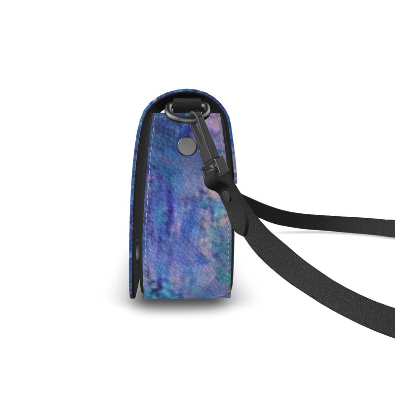 Beautiful Blues Flap Over Box Bag