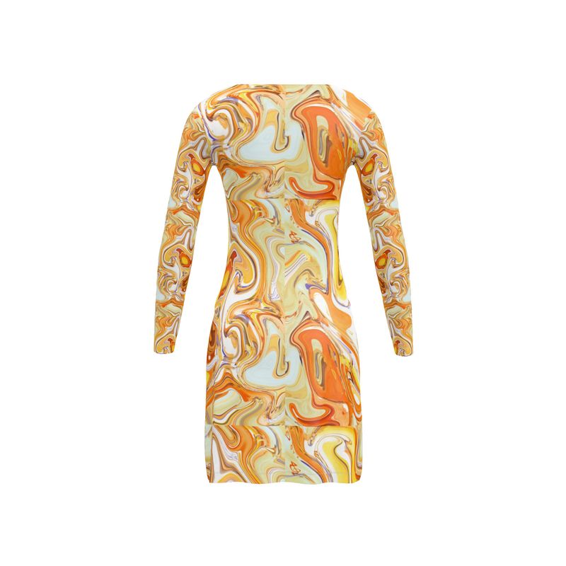 Coffee and Caramel Ladies Cardigan / Button Dress