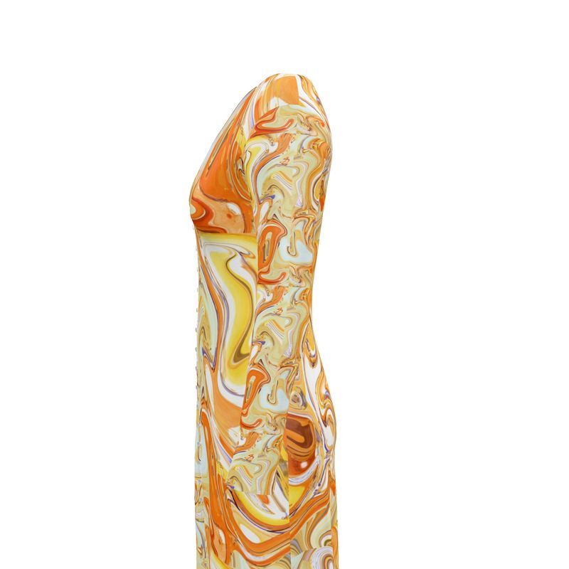 Coffee and Caramel Ladies Cardigan / Button Dress