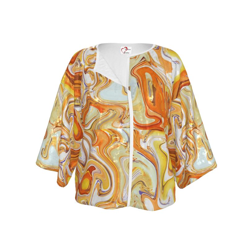 Coffee and Caramel Kimono Jacket / Blazer