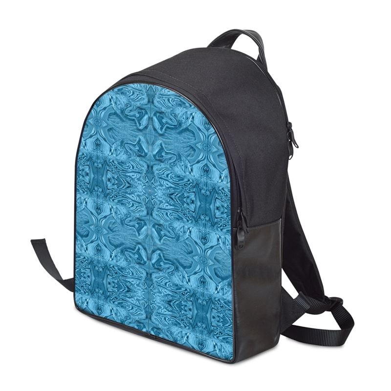 Blue Denim Design Backpack