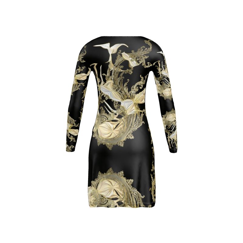 Golden Threads Ladies Cardigan / Button Dress