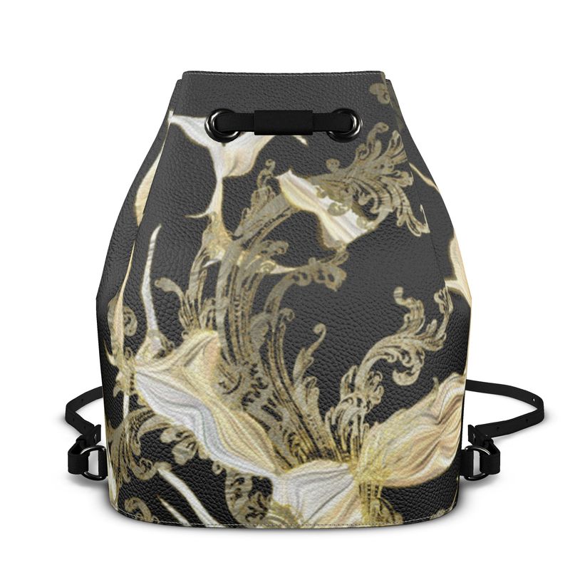 Golden Threads Bucket Backpack