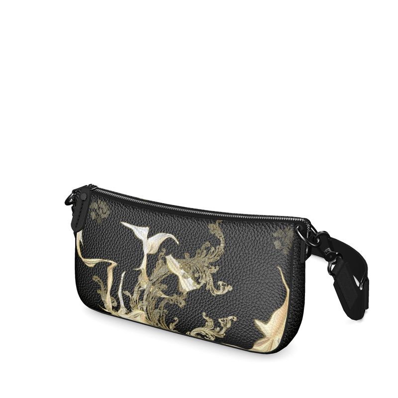 Golden Threads Baguette Bag