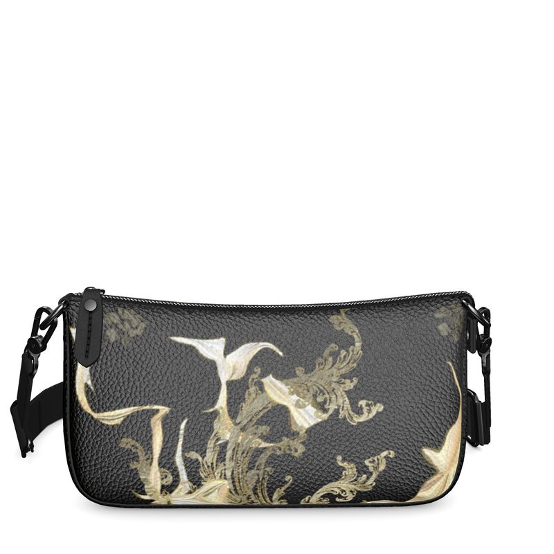 Golden Threads Baguette Bag