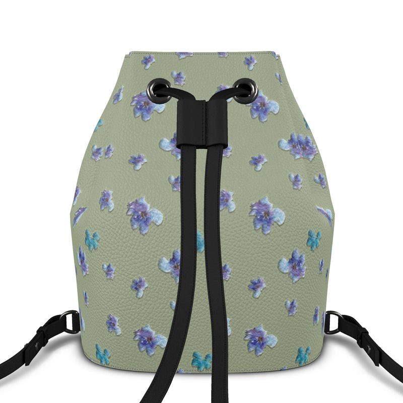 A Bit of Purple Bucket Backpack