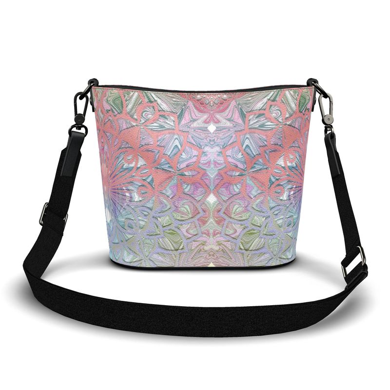 Pretty in Pastels Penzance Large Leather Bucket Tote