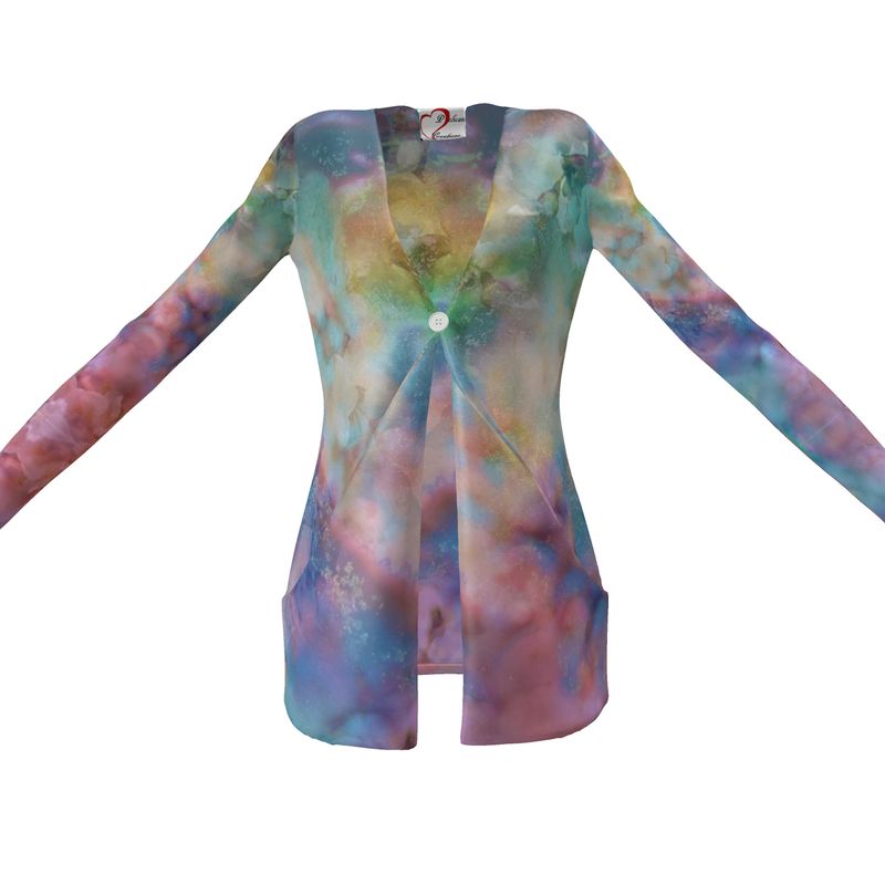 Sweetness Design Short Ladies Cardigan With Pockets