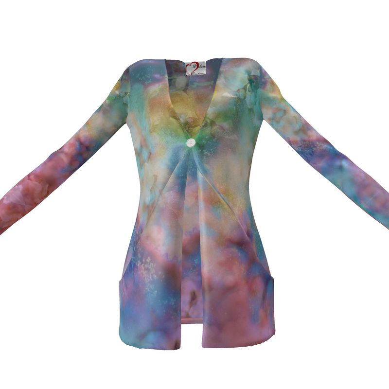 Sweetness Design Short Ladies Cardigan With Pockets