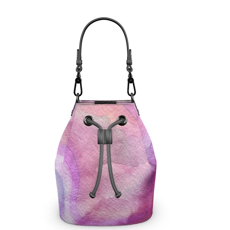 Peaceful Pinks Bucket Bag