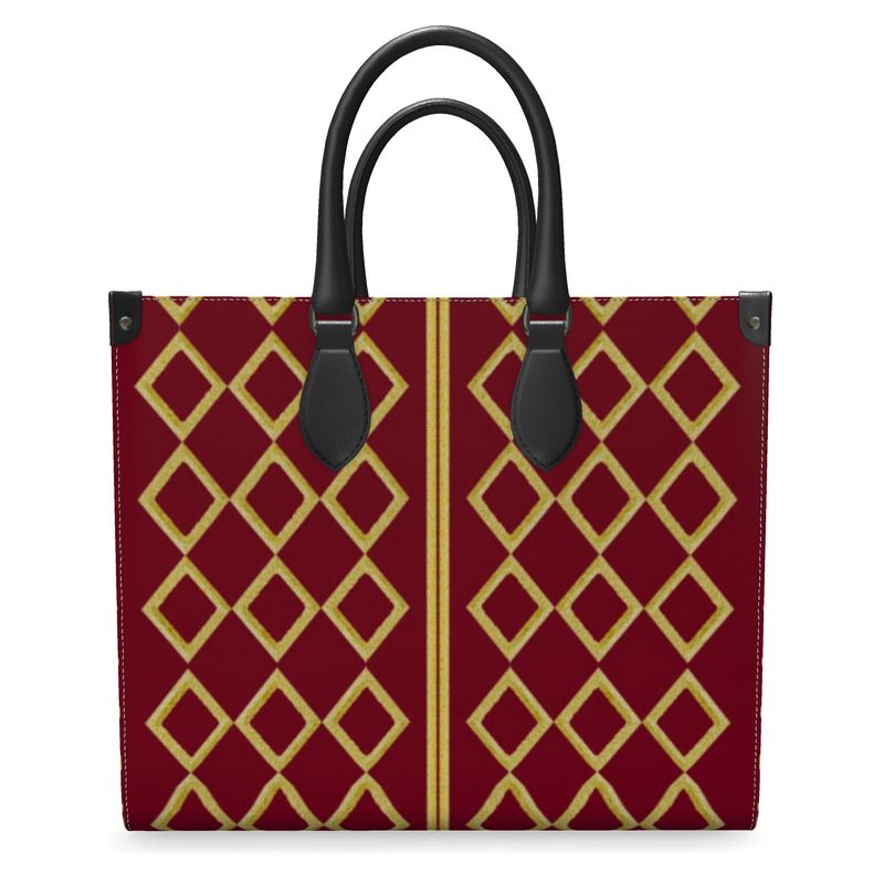 Dress Me Up Leather Shopper Bag