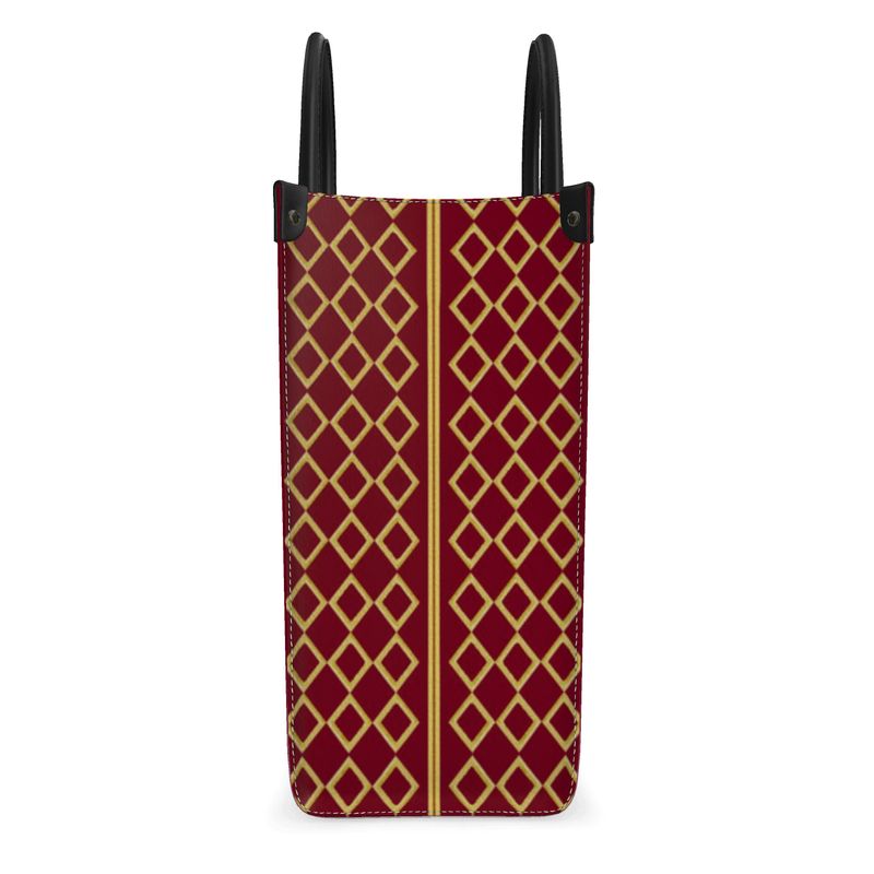 Dress Me Up Leather Shopper Bag