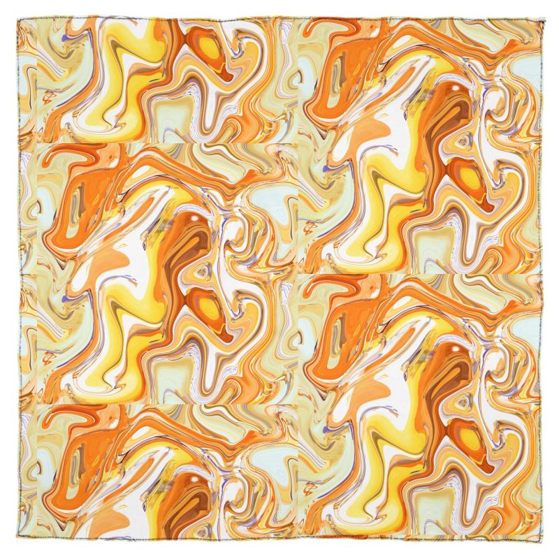 Coffee and Caramel Scarf Wrap or Shawl