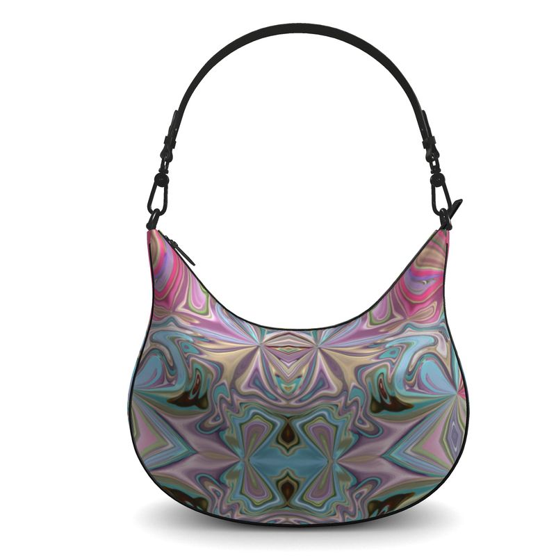 60s Time Travel Curve Hobo Bag
