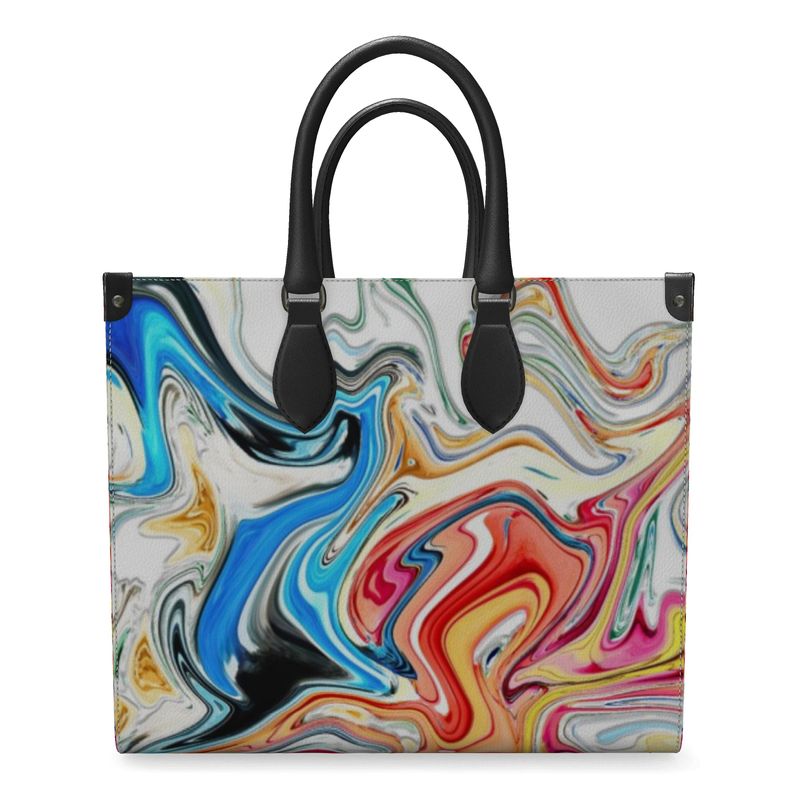 The Party Leather Shopper Bag