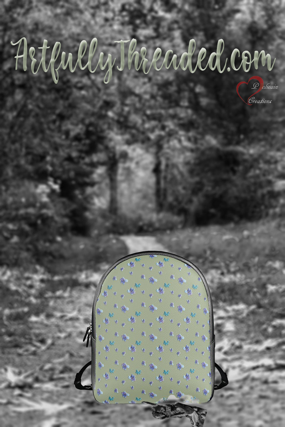 A Bit of Purple Colville Leather Backpack