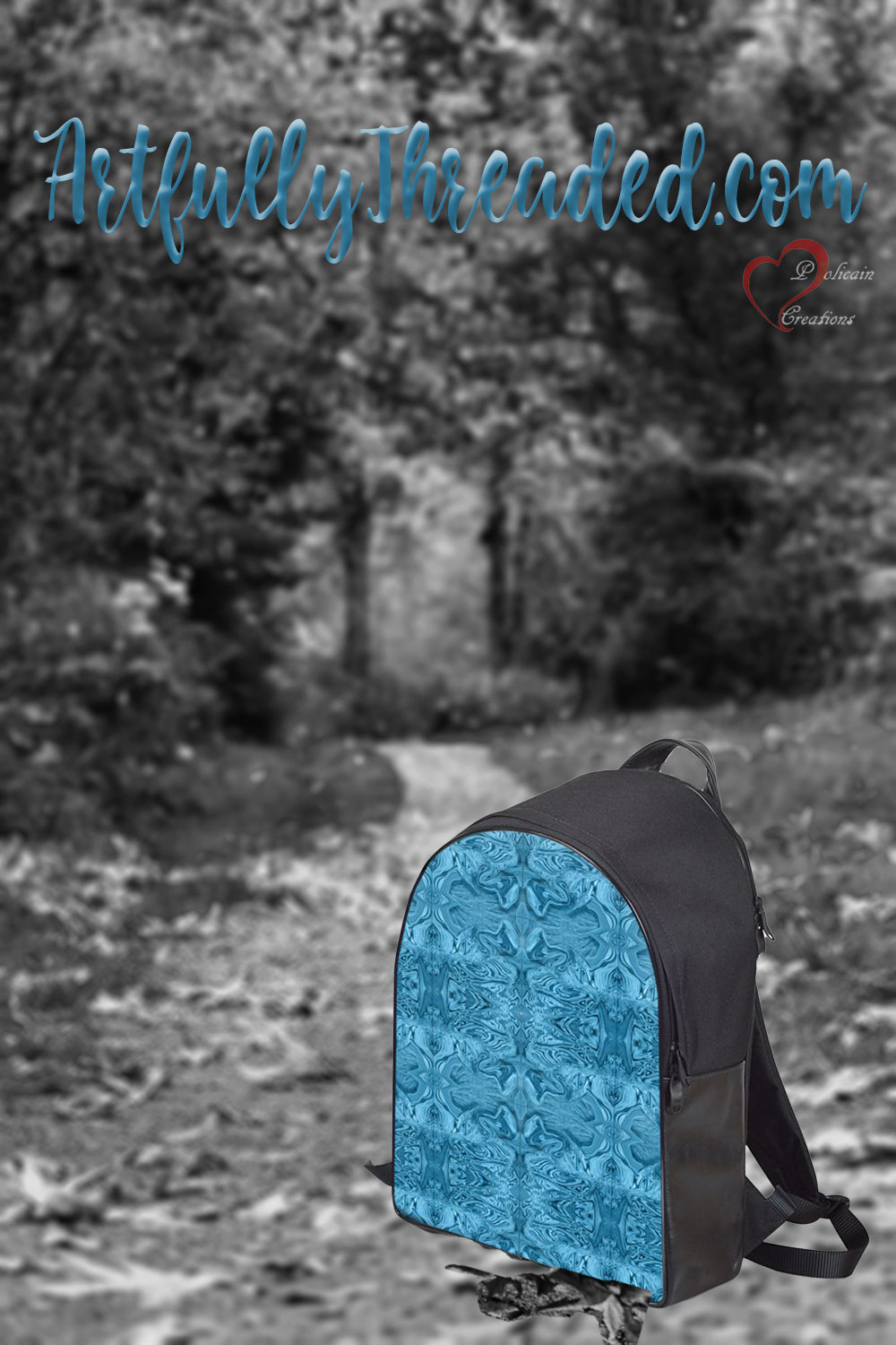 Blue Denim Design Backpack
