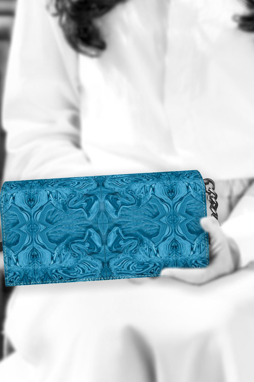 Blue Denim Design Design 'Kenway' Evening Bag