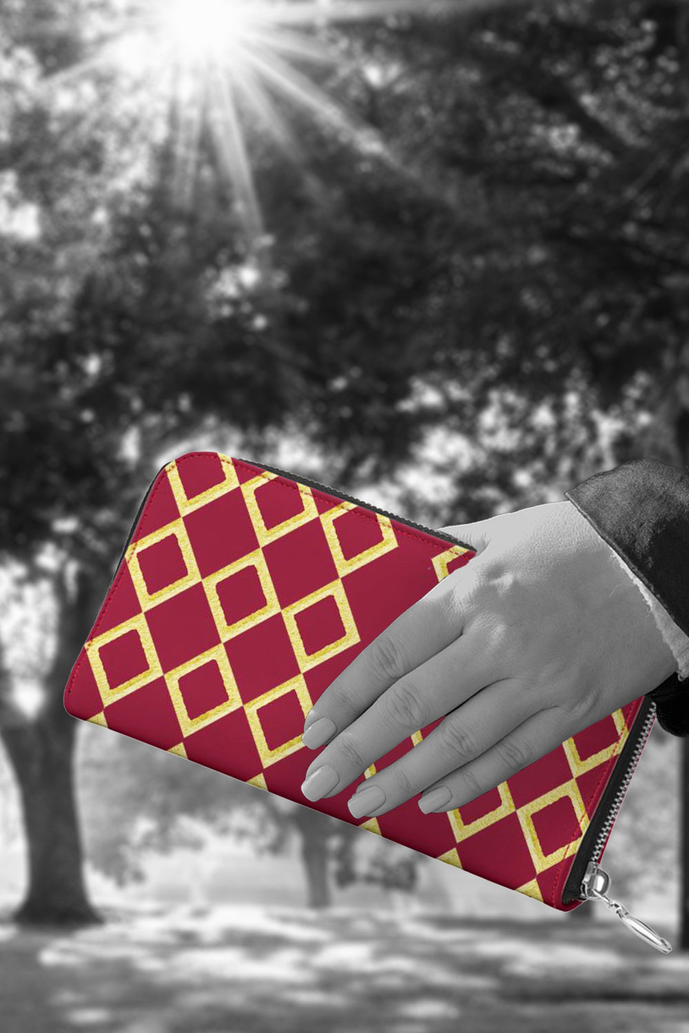 Dress Me Up Leather Zip Wallet / Purse