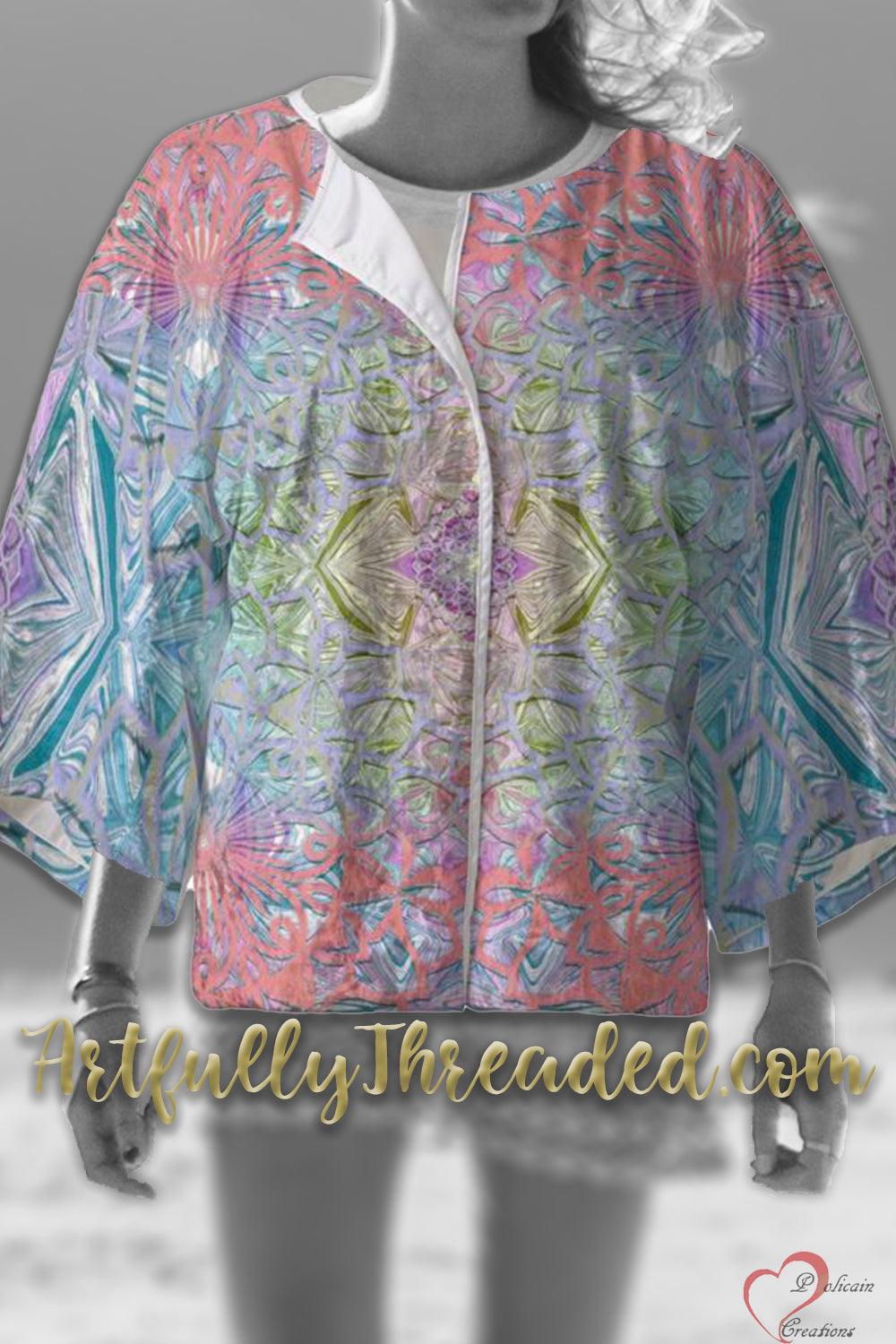 Pretty in Pastels Kimono Blazer / Jacket