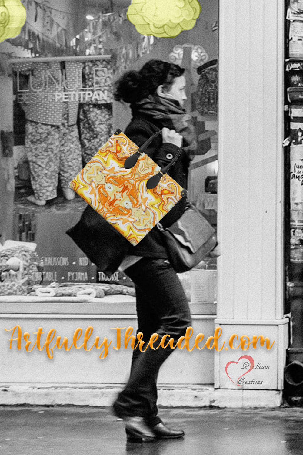 Coffee and Caramel Leather Shopper Bag