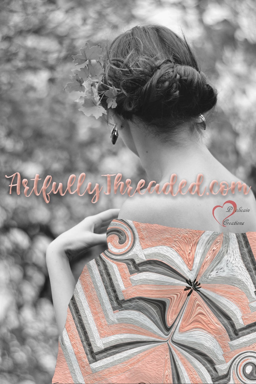 Herringbone with a Twist Scarf Wrap or Shawl