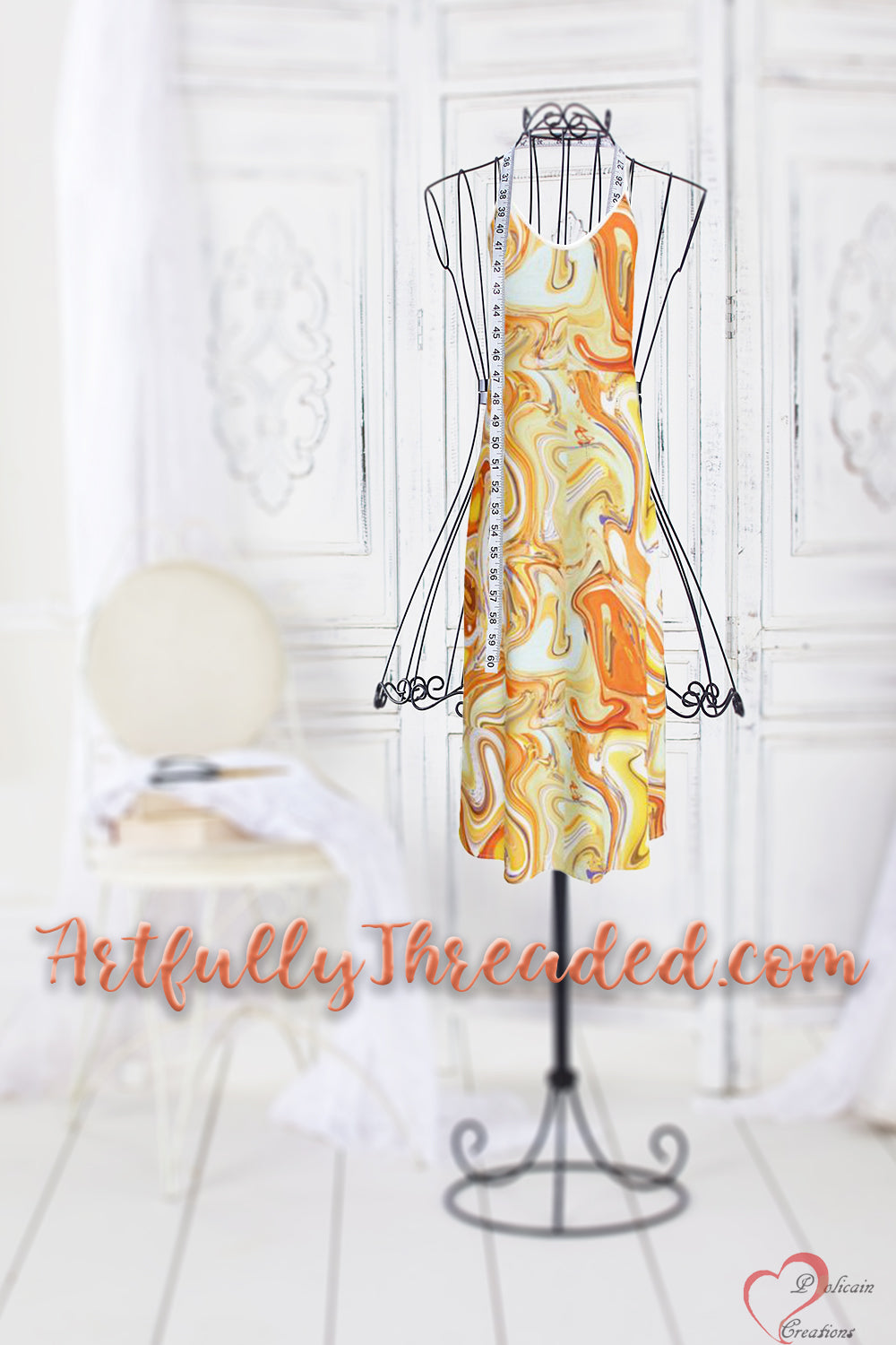 Coffee and Caramel Slip Dress